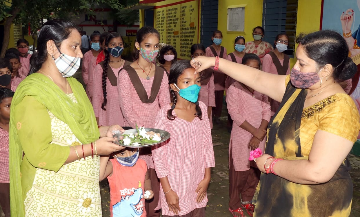 Schools open after one and a half years, when the children arrived, they returned