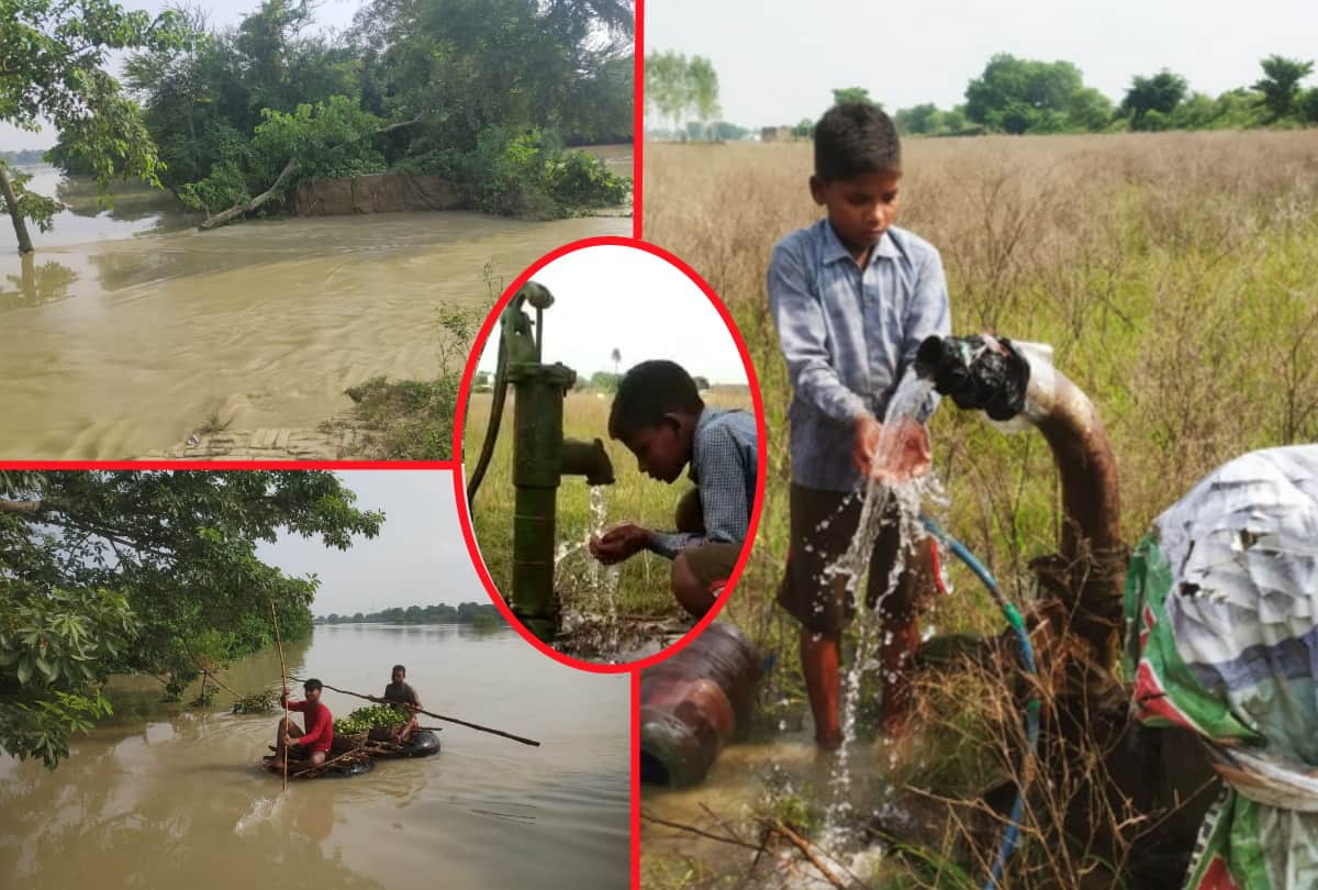 Gorakhpur Flood News: Flood in gorakhpur update Bharwalia Basawanpur ring dam broken
