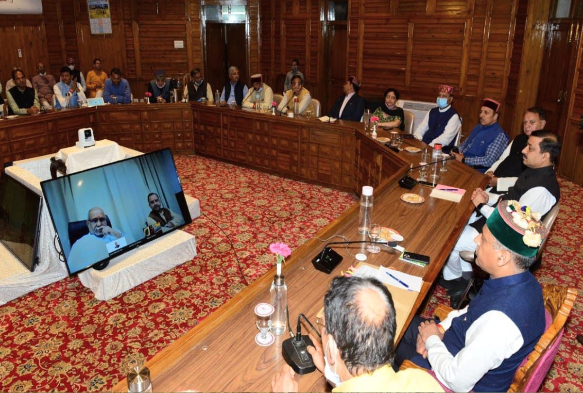 BJP mla Meeting: Ministers and MLAs will personally see the programs for PM Narendra Modi's virtual address