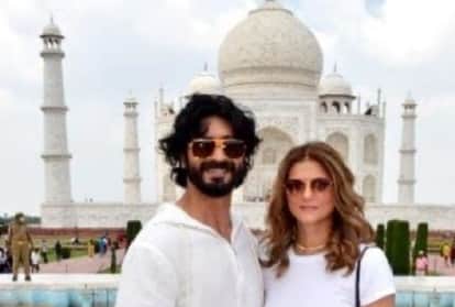 Vidhyut Jaamwal Bollywood Actor Visit Agra Taj Mahal: Bollywood Actor Vidhyut Jaamwal Visits Taj Mahal Today