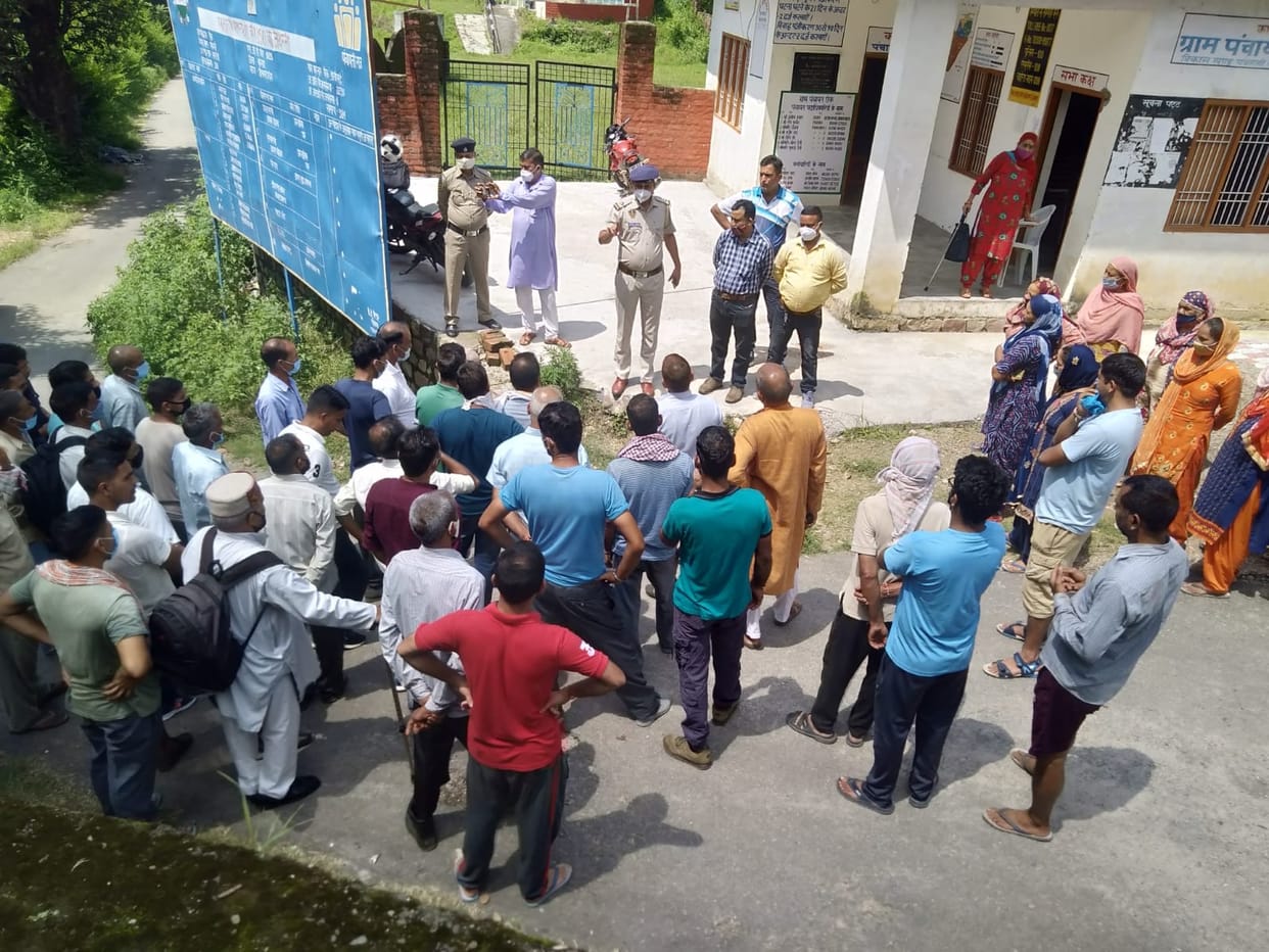 When asked to party in the panchayat house, he was beaten up