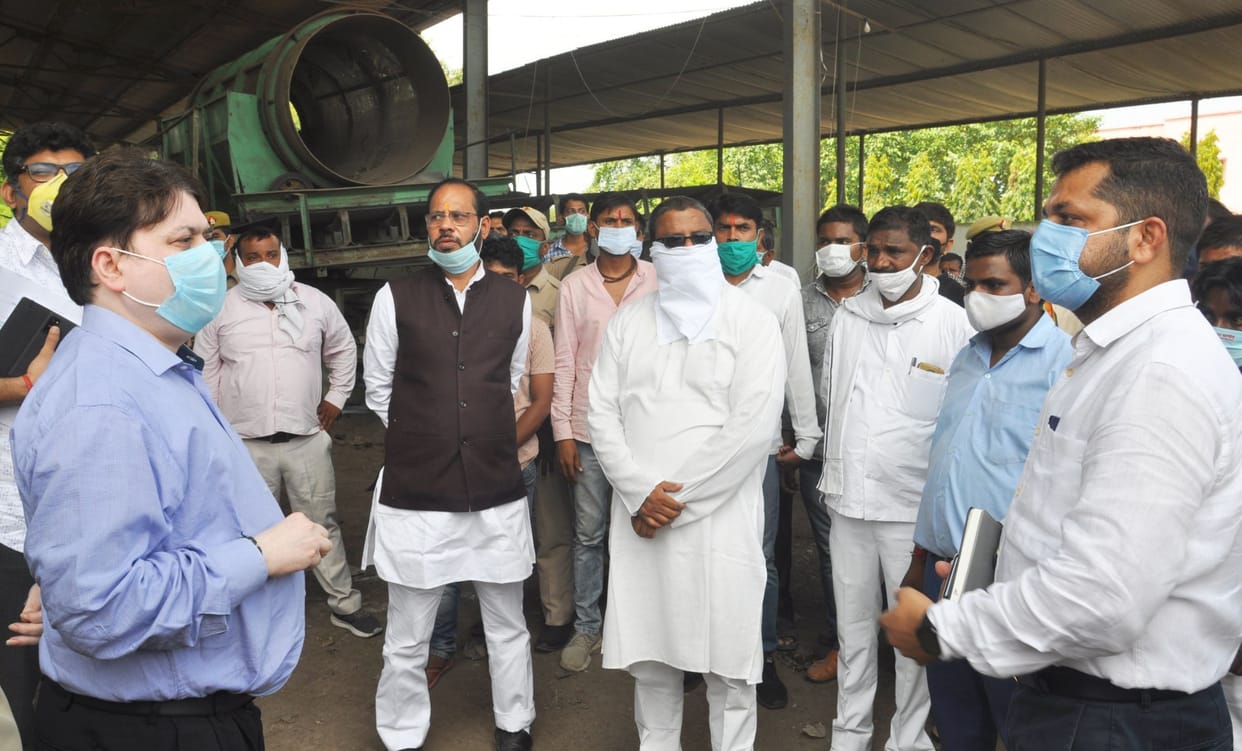 Action on waste managment plant