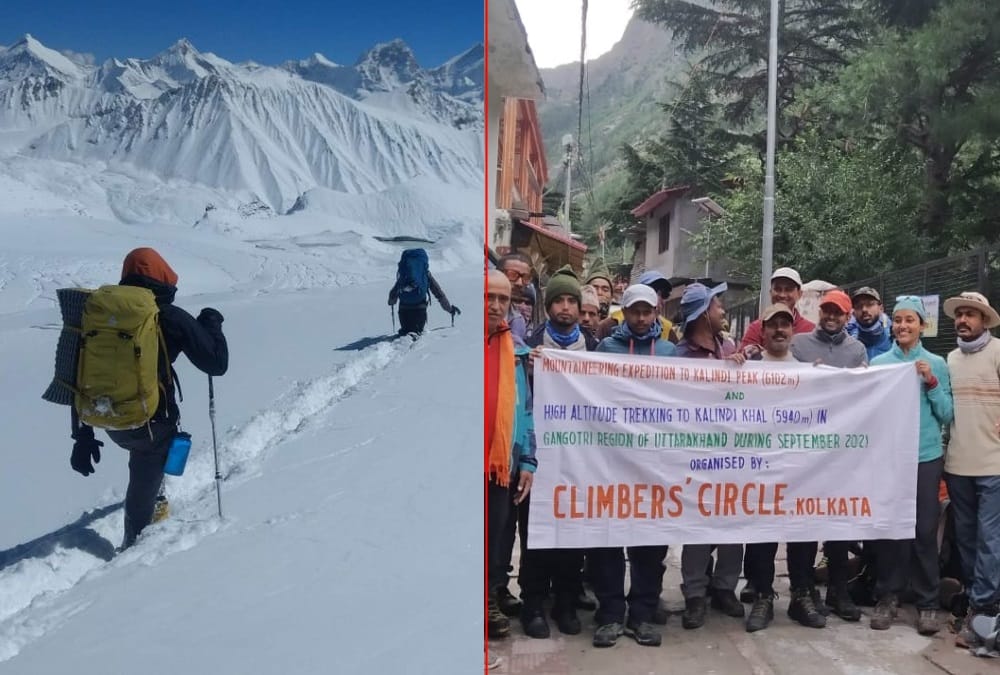 Uttarakhand News: Kolkata Tourist Group Go to ,kalindi khal-badrinath trek for Trekking Photos