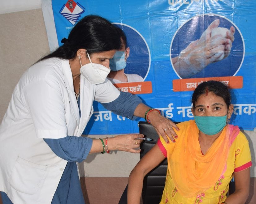 21 thousand of people got vaccinated.