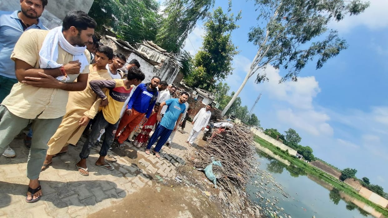 Death of a child due to drowning in the pond, uproar in the family