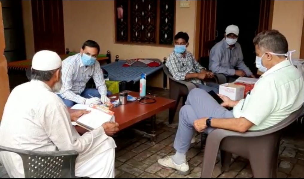 Medical department team reached Tapri Kala, took 41 samples