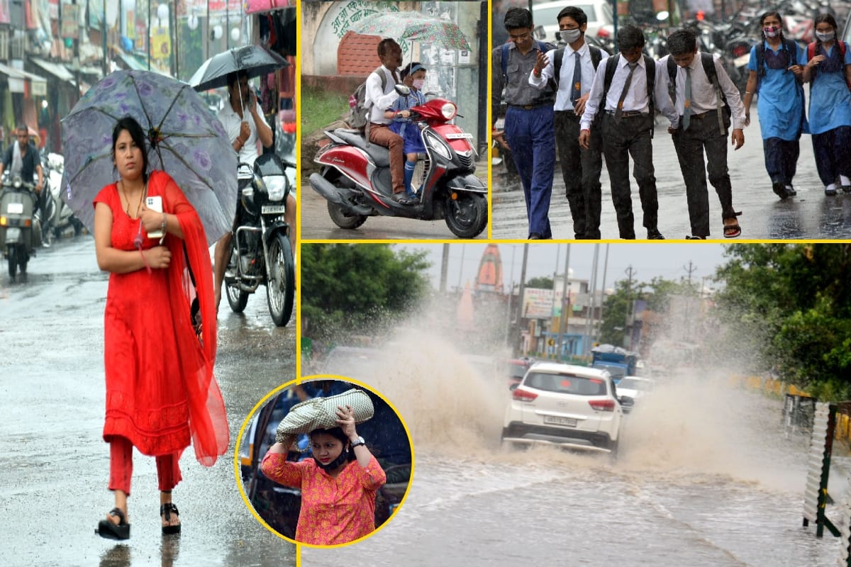Weather News UP today: temperature dropped due to rain in western UP, chance to rain in next days