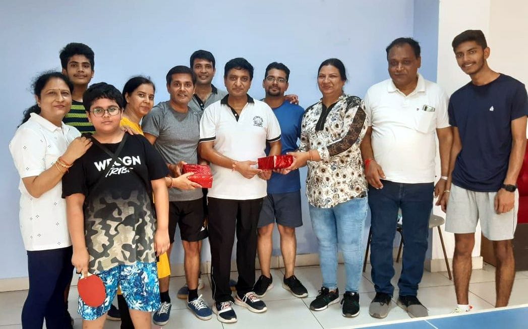 Saurabh and Unique Bharti were the first in badminton, Arvind won in table tennis
