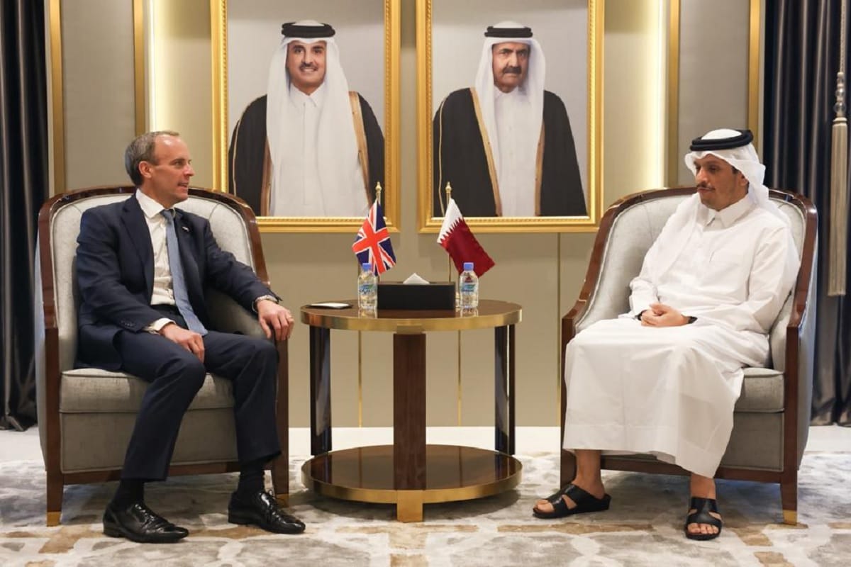 Afghanistan Crisis UK foreign minister Dominic Raab travels to Qatar for safe passage talks