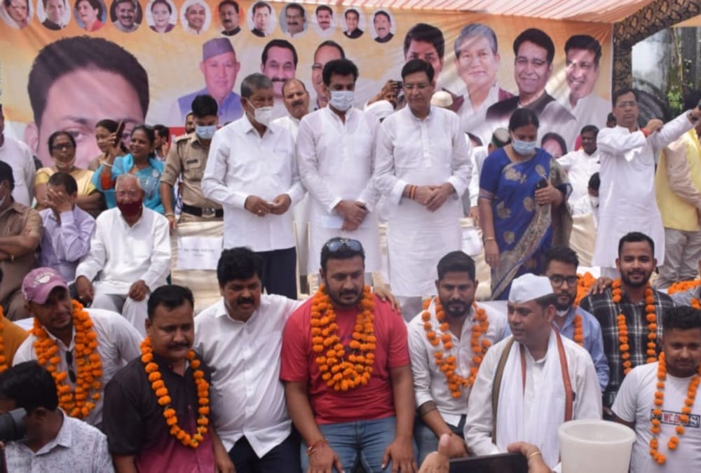 uttarakhand election 2022: Today congress Parivartan Yatra depart from Khatima