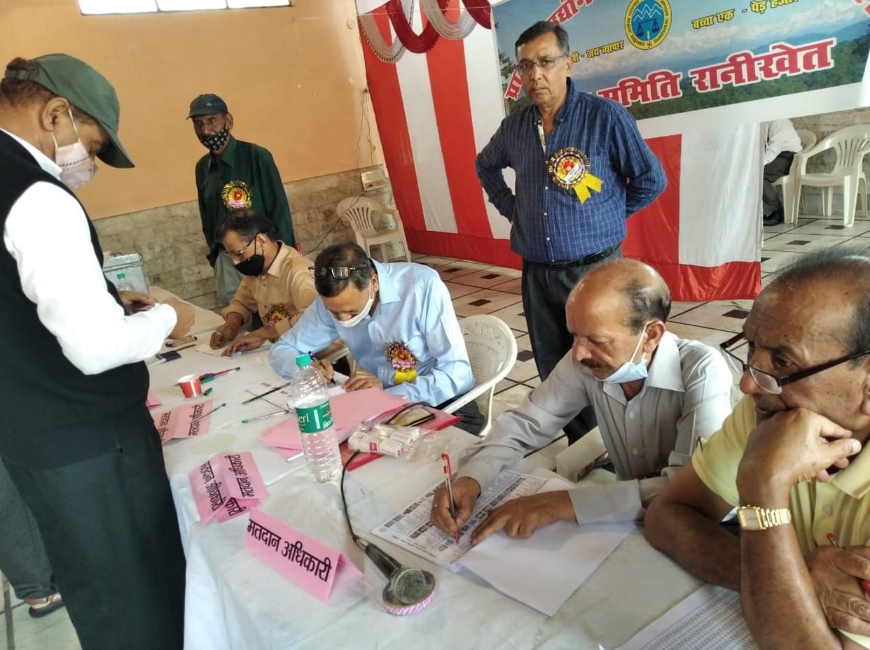 Manish became the President of Ranikhet Business Board, Sandeep General Secretary