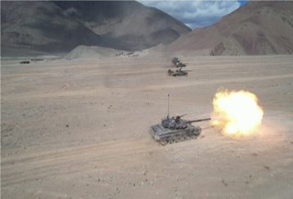 Army conducts live power exercise led by Fire and Fury Corps in Ladakh