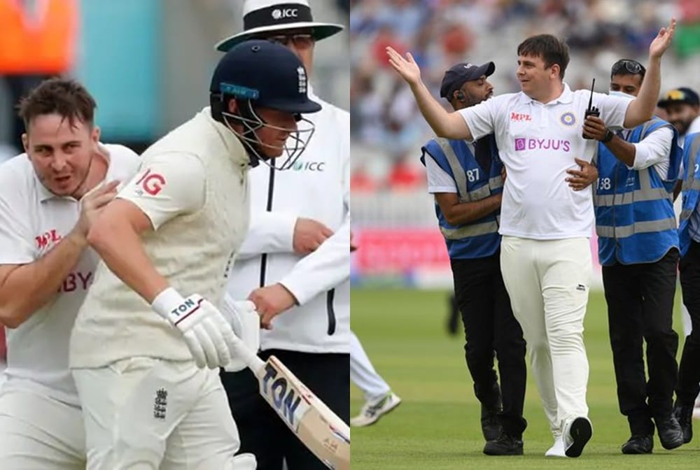 IND vs ENG 4th test, day 2: Jarvo entering the cricket field and reaching the main wicket