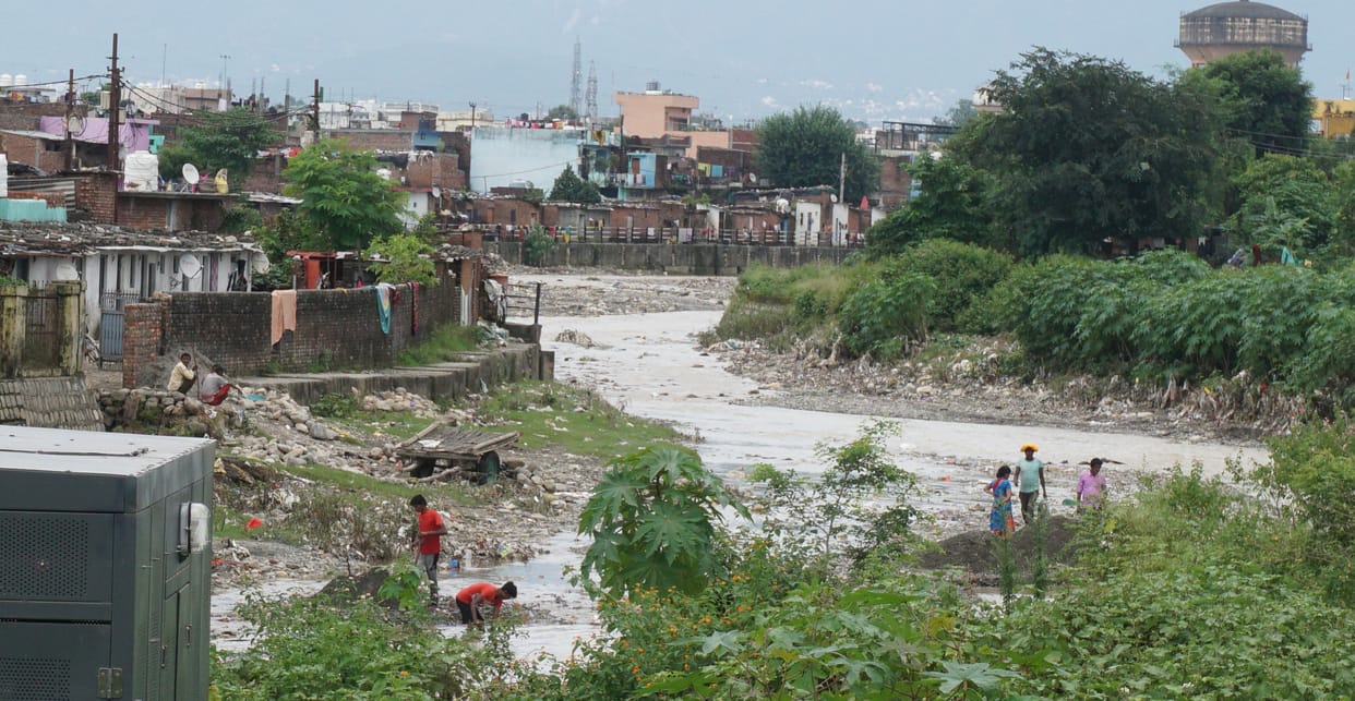 Illegal mining in Kedarpuram-Deepnagar diverted the river's stream
