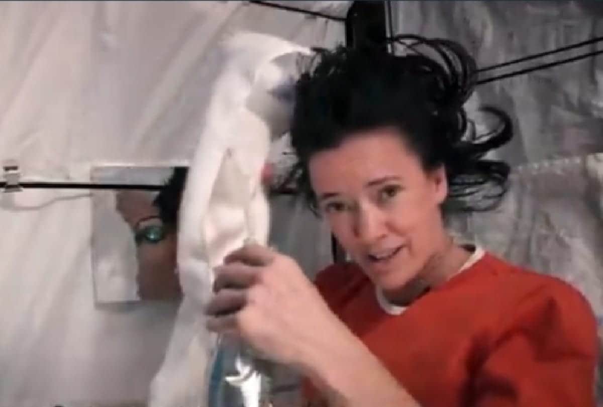 Nasa Astronaut Megan McArthur Shared her hair washing video from international space station see viral video