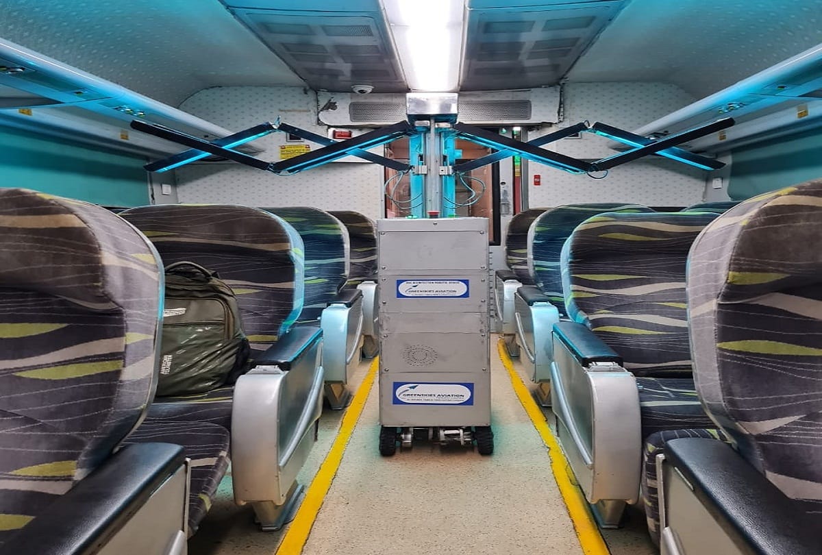 UVC robot will fight corona virus in trains, Lucknow Shatabdi Express will start