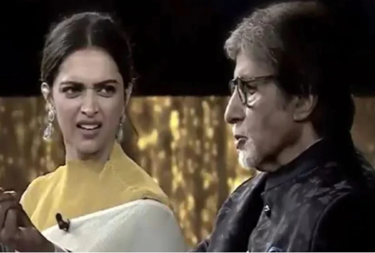 Amitabh Bachchan takes Ranveer Singh's class on KBC 13 because of Deepika Padukone