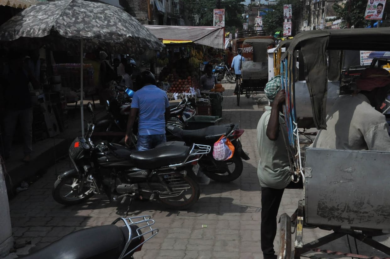 Traffic system being demolished due to passenger drivers