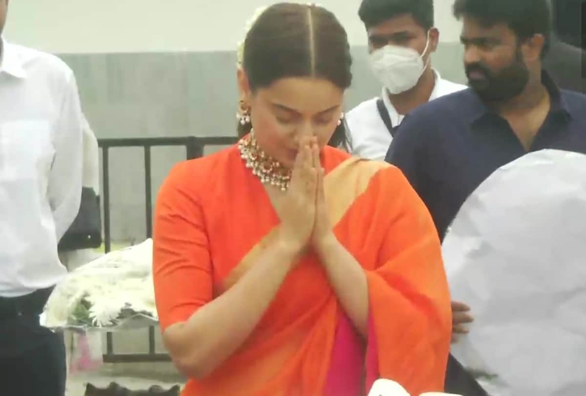 Kangana ranaut watched her upcoming film thalaivi called it best film of her career