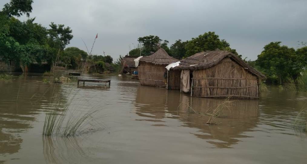 Flood water started entering the localities through drains