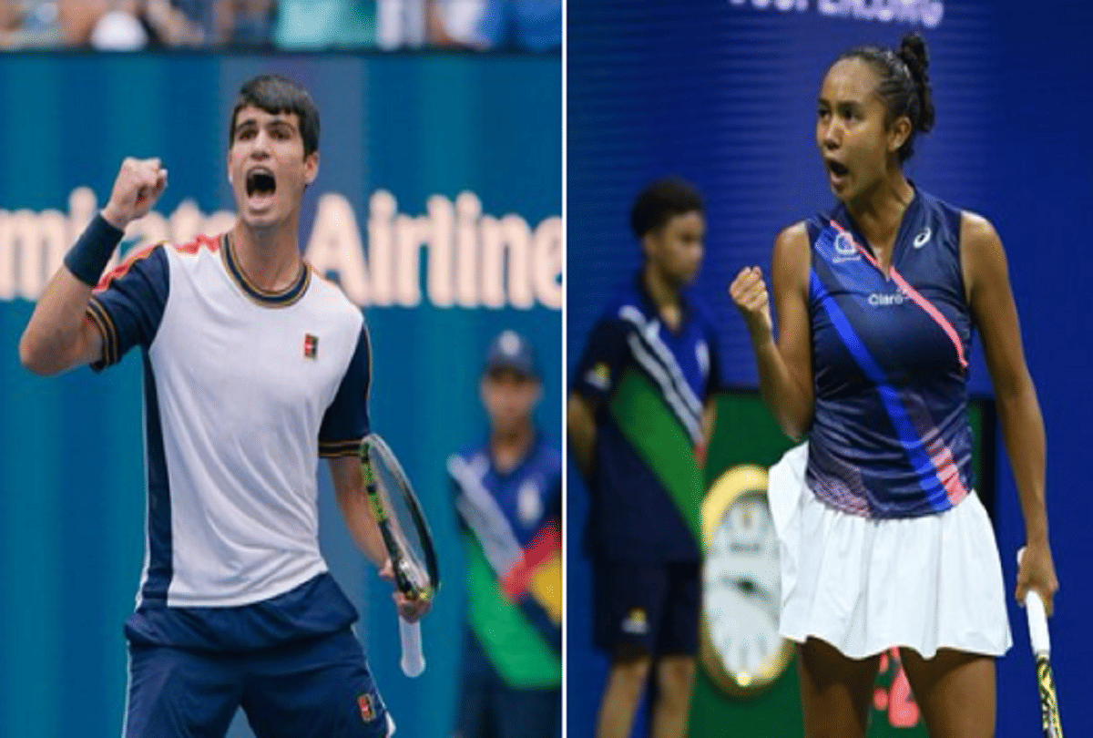 US Open: 18 years old leylah fernandez and carlos alcaraz enters quarterfinals for the first time