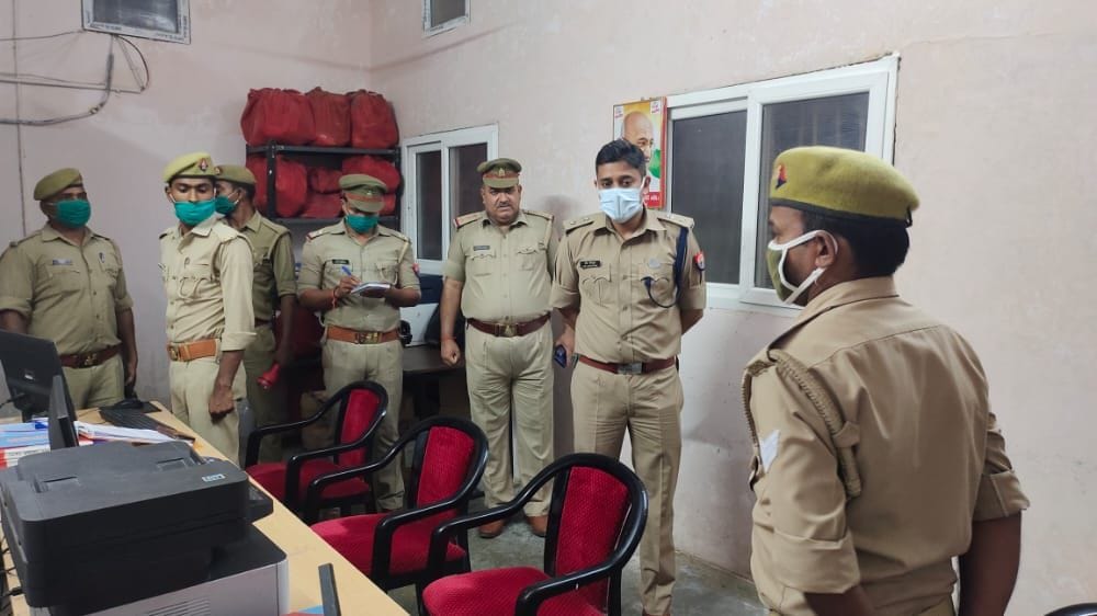 sp inspected mahuli thana