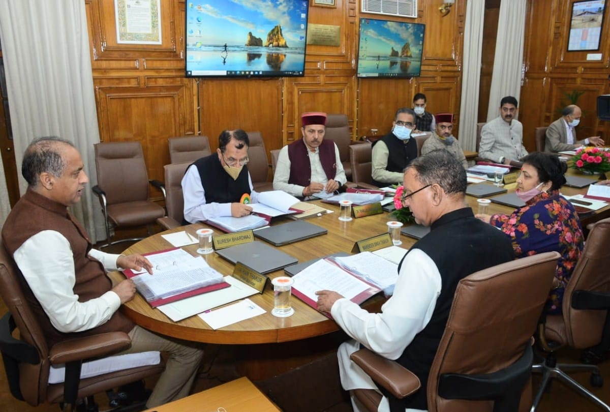 himachal cabinet meeting today 8 November 2021