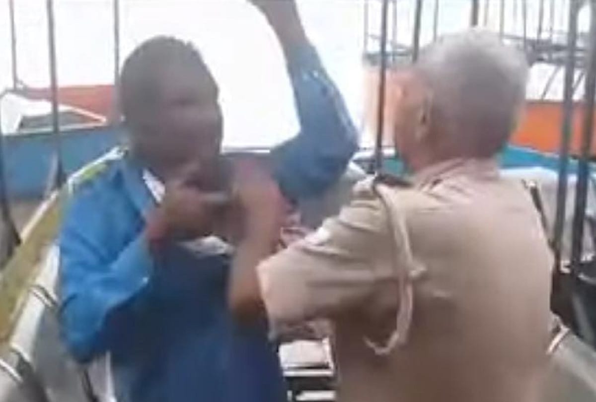 sp suspended a head constable in garhmukteshwar for indecency with a sailor