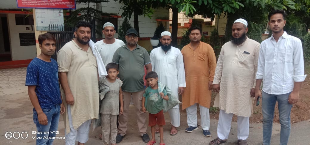 Garbage picker children handed over to the family