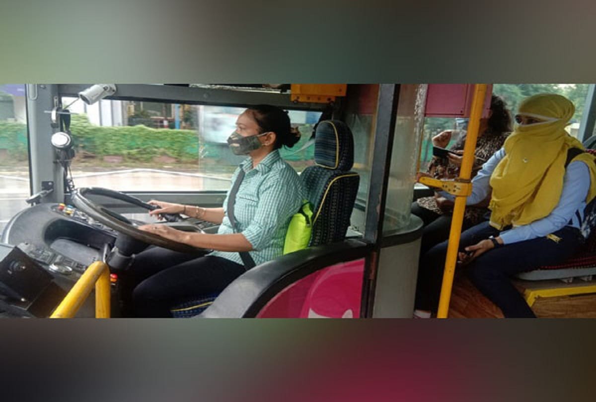 women drivers, conductors will be in Pink City buses in Indore