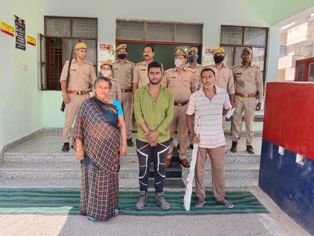 etawah news,Killer retired soldier, his wife and son went to jail