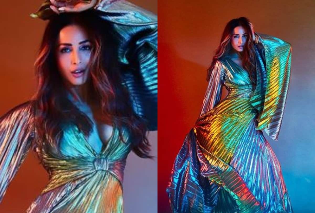 Malaika arora wearing matellic mermaid gown photos goes viral on social media
