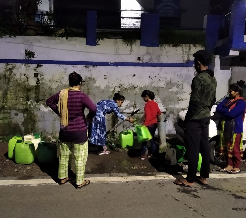 Despite two drinking water schemes, supply is not being done in the area