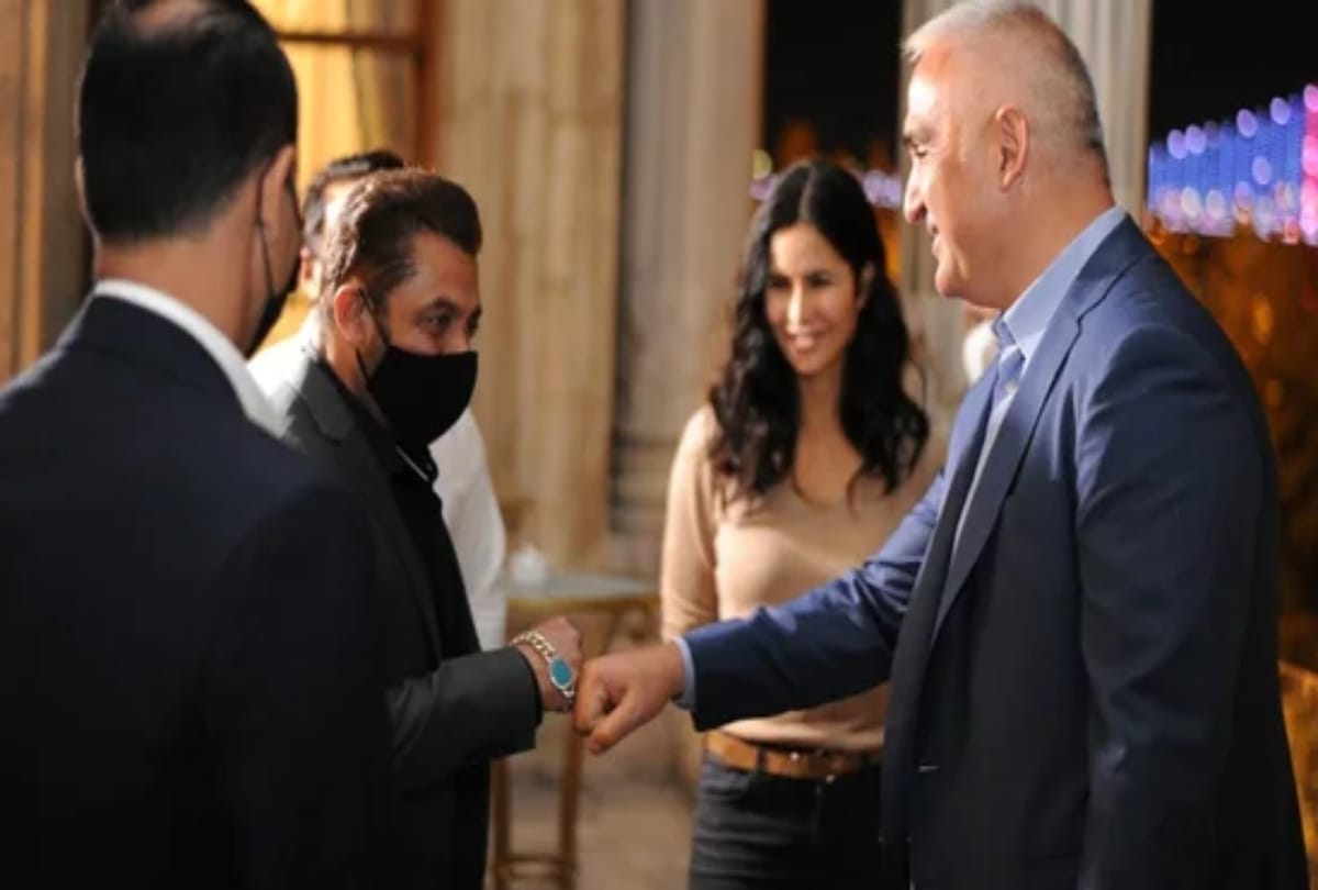 Salman Khan, Katrina Kaif meet Turkish minister for lunch