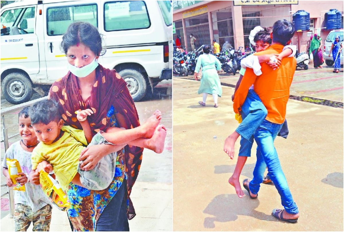 Firozabad Viral Fever News: Mother Help For Child In Viral Fever At Hospital One Baby Lost In Dengue