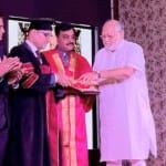 नेल्सन मंडेला नोबेल पीस अवार्ड से सम्मानित सुखदेव ठाकुर।