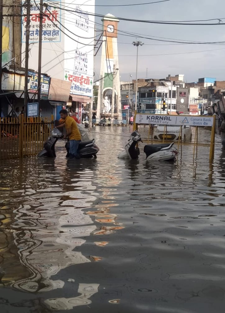 Waterlogging due to rain, troubles increased