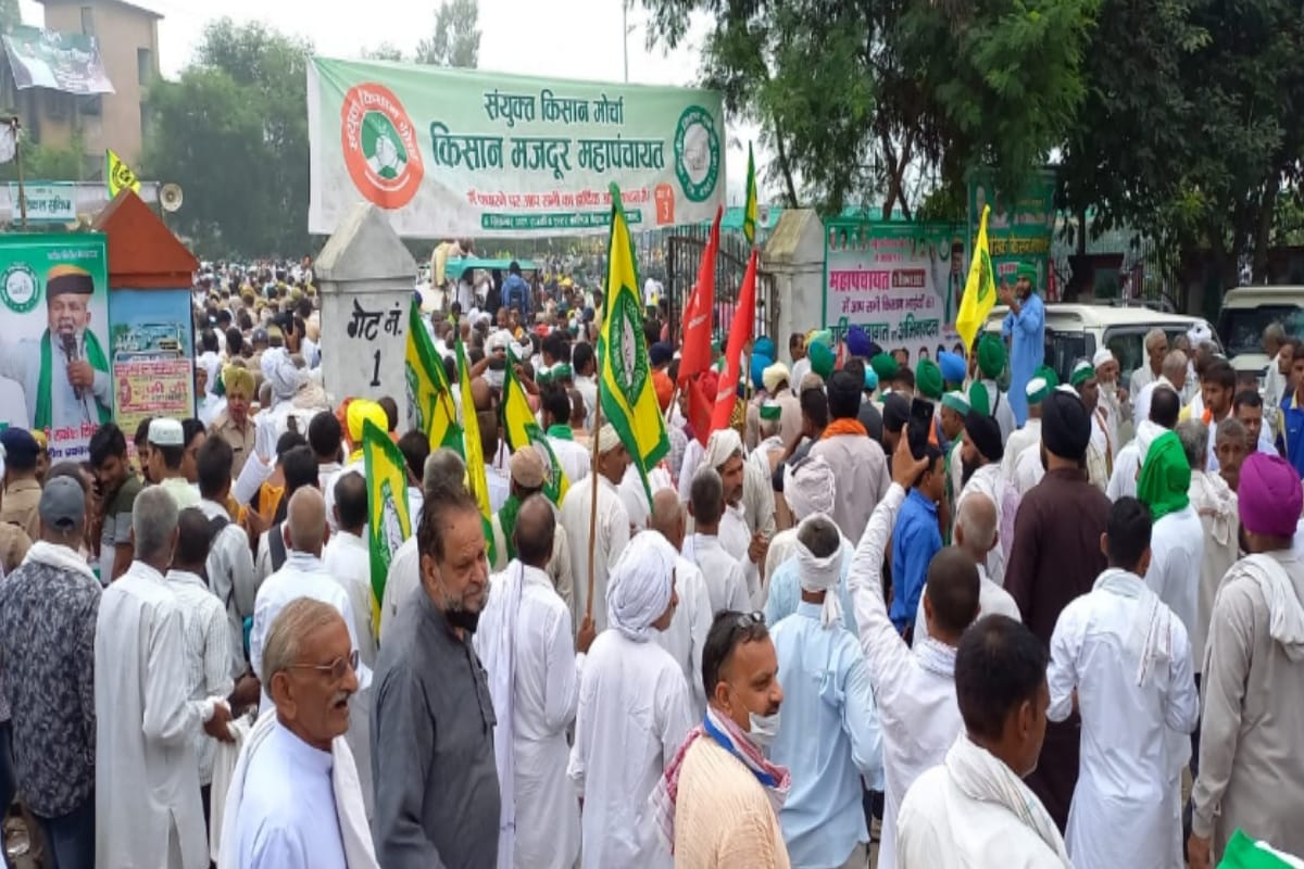 Kisan Mahapanchayat in Muzaffarnagar: Rakesh Tikait said farmers will write the history