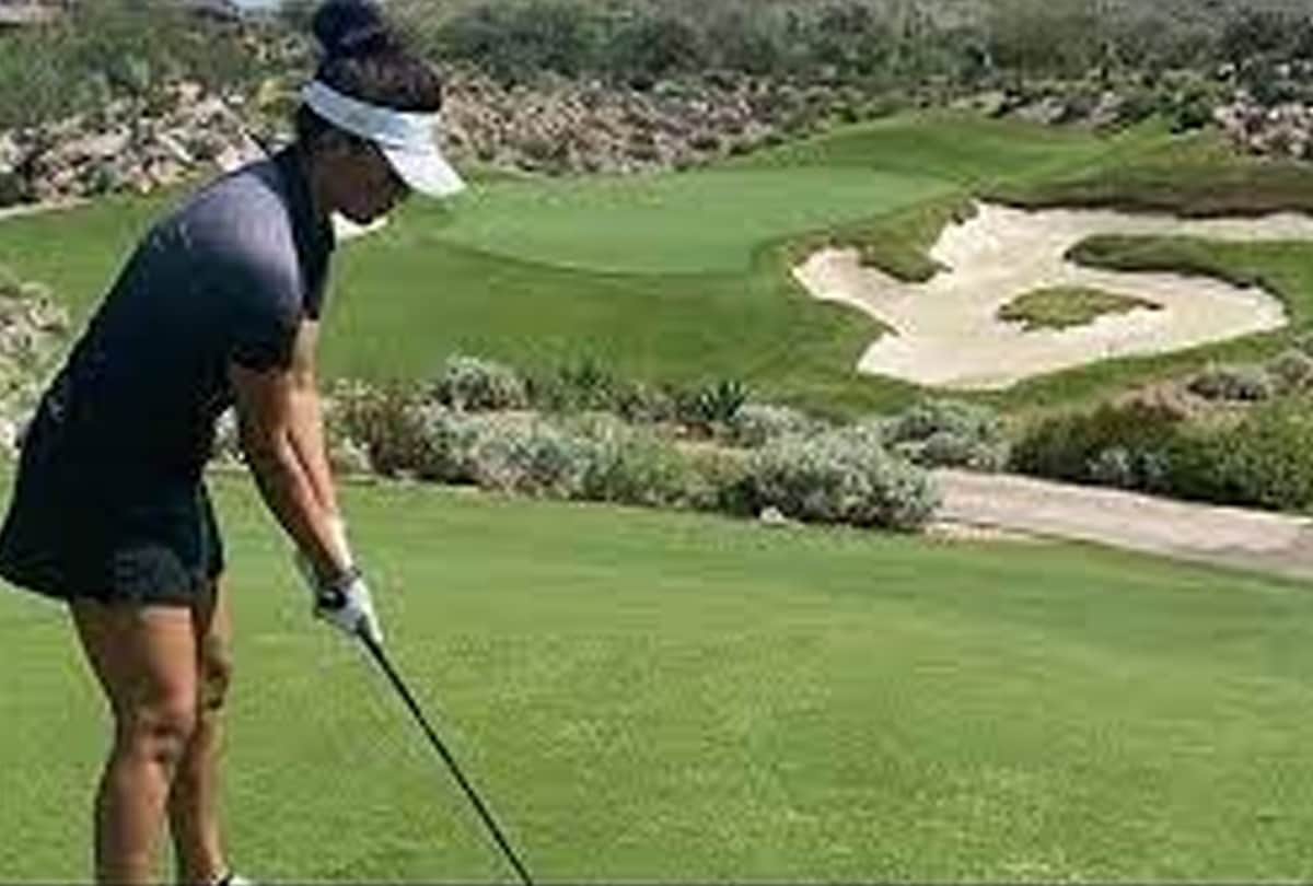 bollywood actress priyanka chopra played golf with husband nick jonas and friends viral photos and video