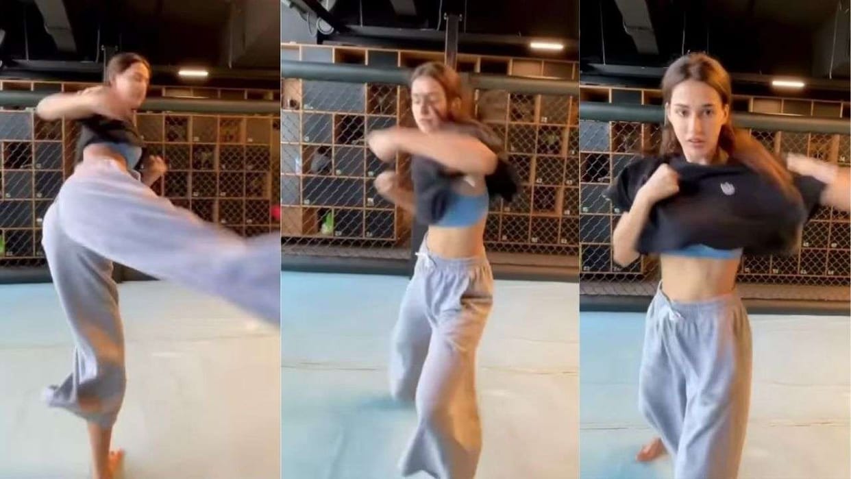 Tiger Shroff has a winning reaction to Disha Patani new workout VIDEO