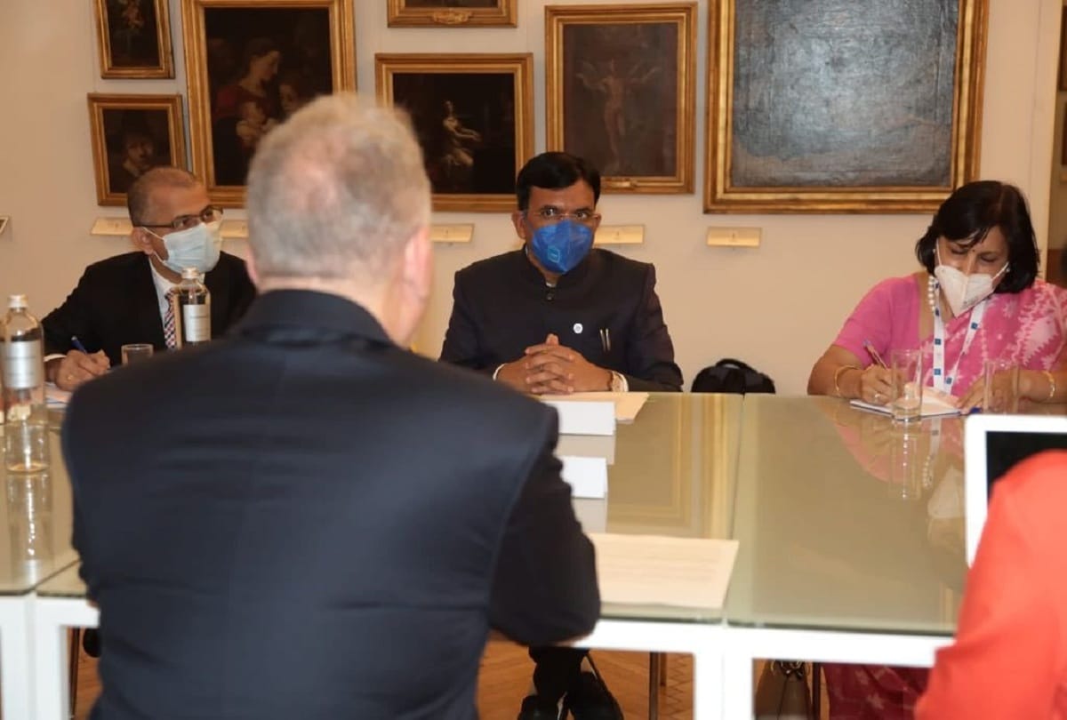 Union Health Minister Mansukh Mandaviya participated in G 20 Health Ministers Meeting 2021