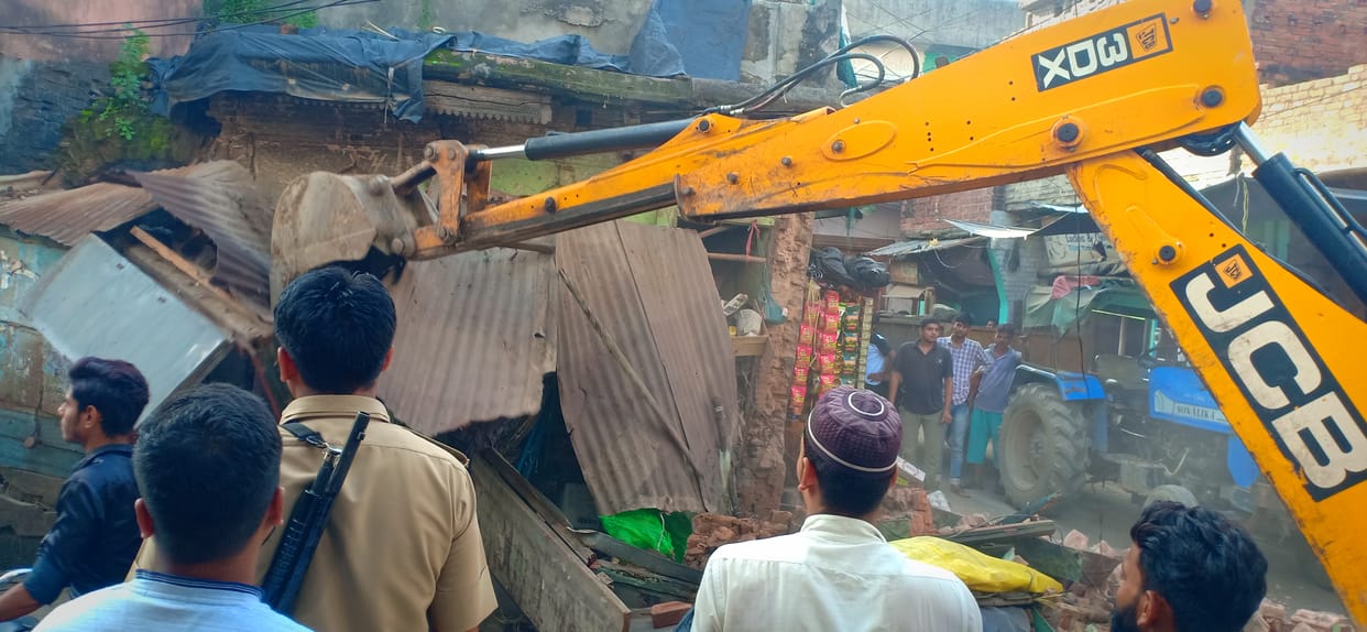 Encroachment removed from JCB