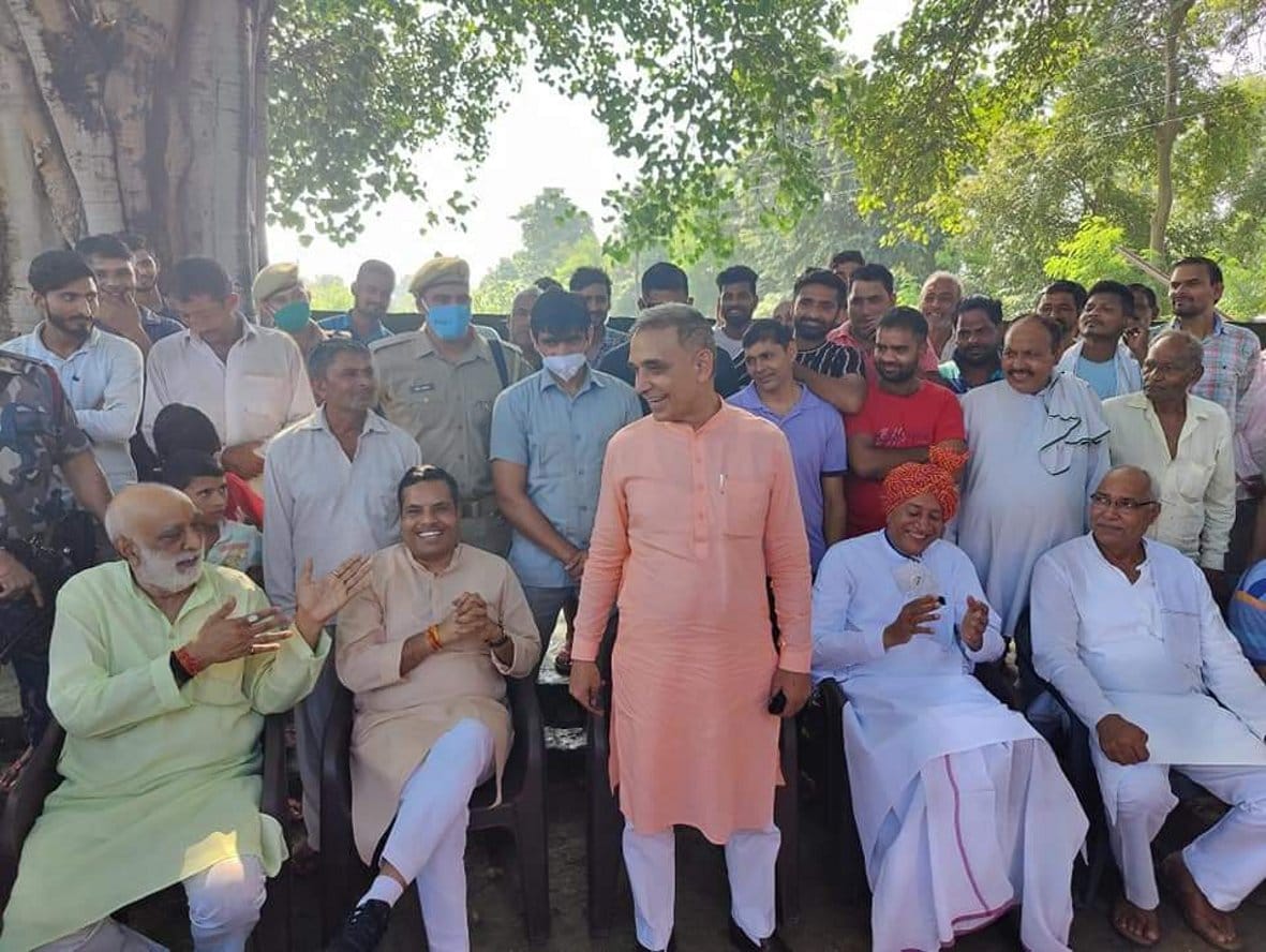 MP inspected the land marked for the bus stand