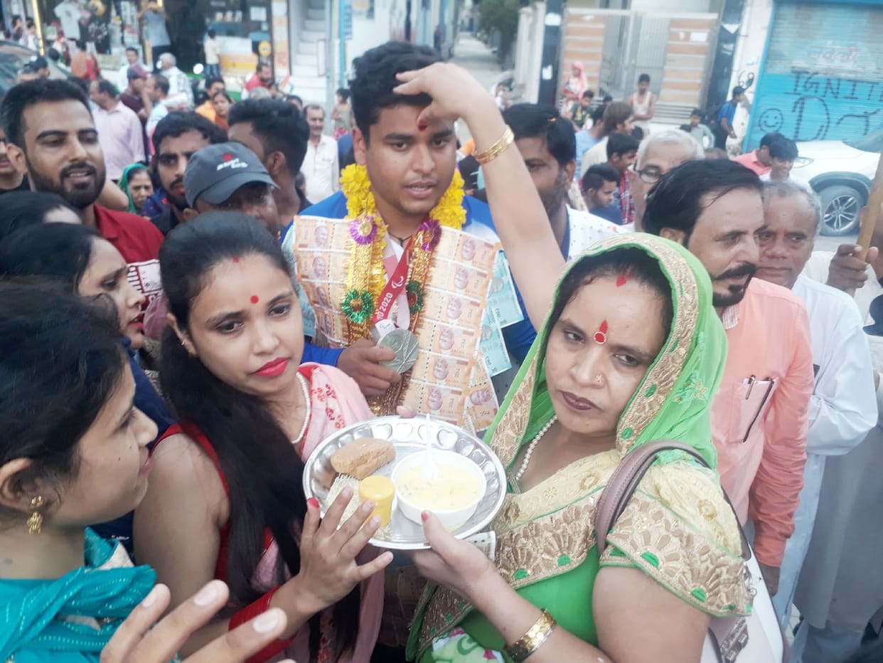 olempiyan yogesh kathunia mother says