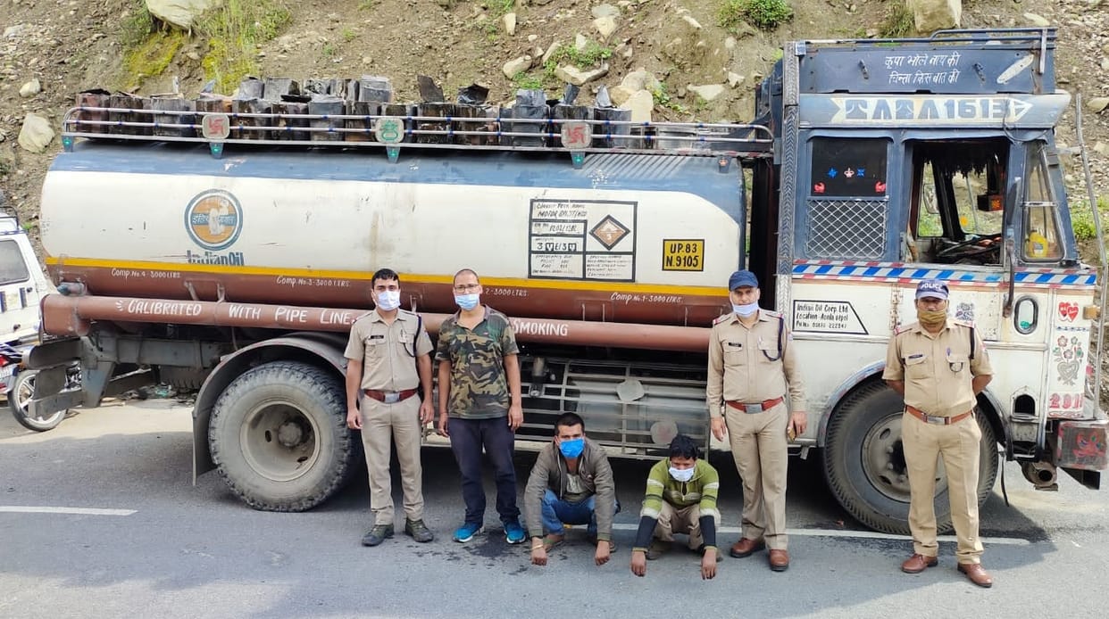 Biroja and turpentine found in petrol tanker