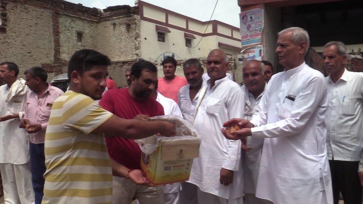 Celebrations celebrated in native village Kathura on Manish Narwal winning gold medal in Paralympics