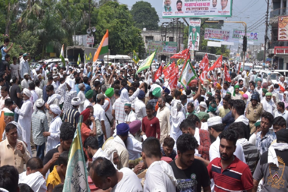Kisan Mahapanchayat: People are troubled by the heat in Kisan Mahapanchayat and see photos