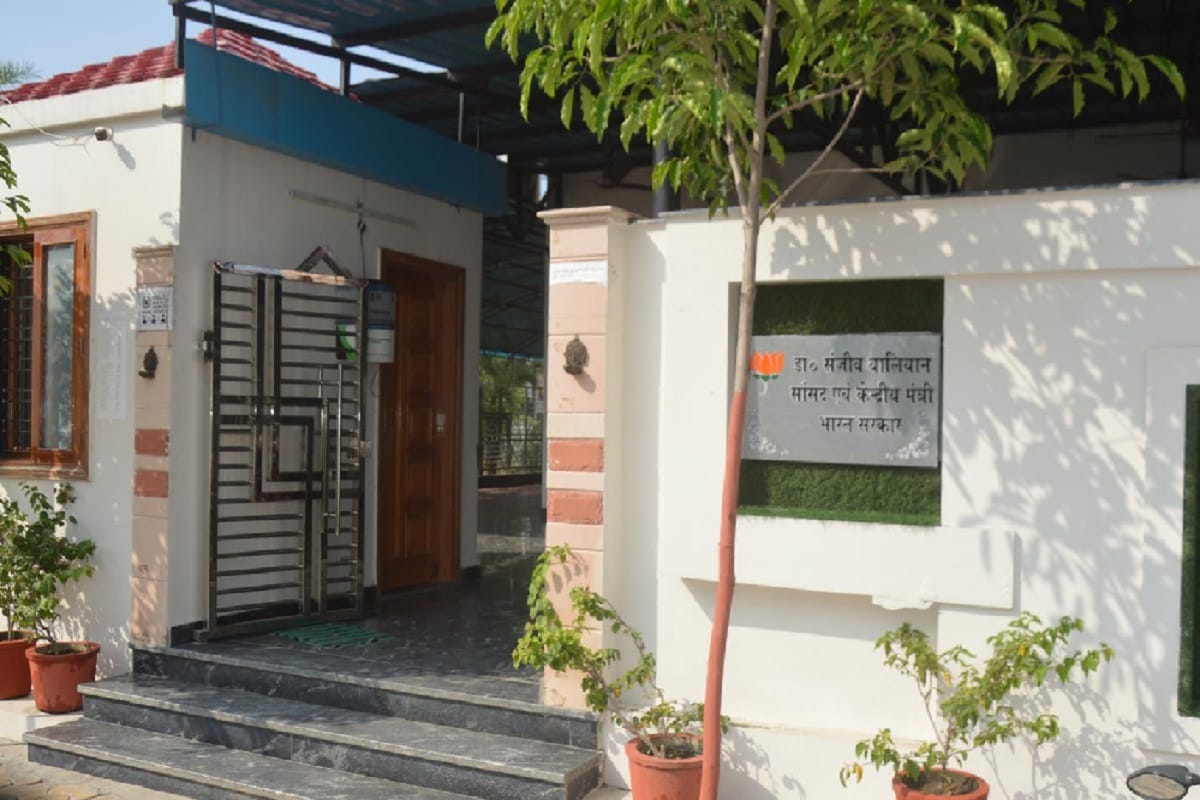 Kisan Mahapanchayat: Police force was deployed at the house of Minister Sanjeev Balyan and BJP leaders in Muzaffarnagar