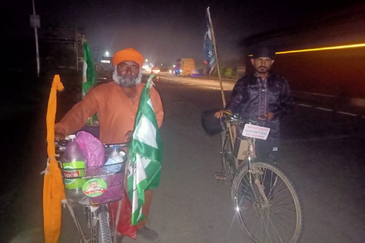 Kisan Mahapanchayat: Farmers are reaching Mudaffarnagar Mahapanchayat on their cycles