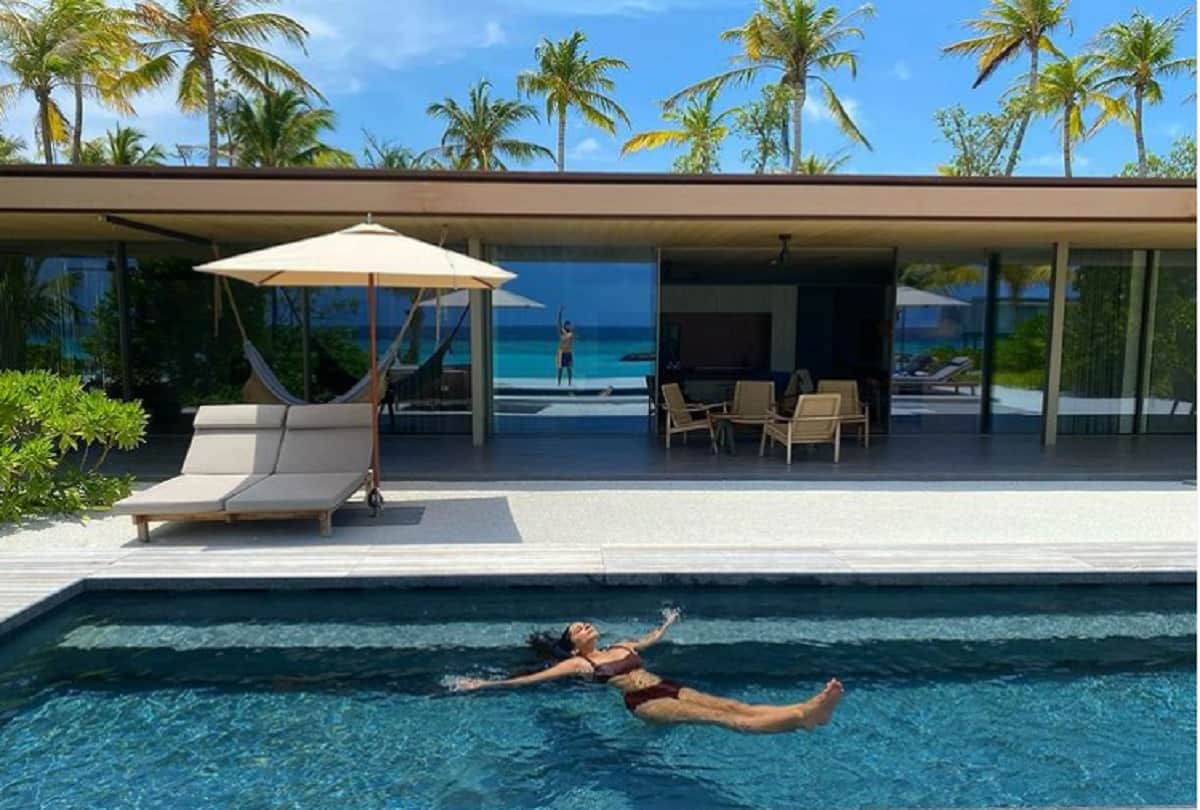 Rhea Kapoor in pool on honeymoon in Maldives leaves fans confused as she talks about ‘kids